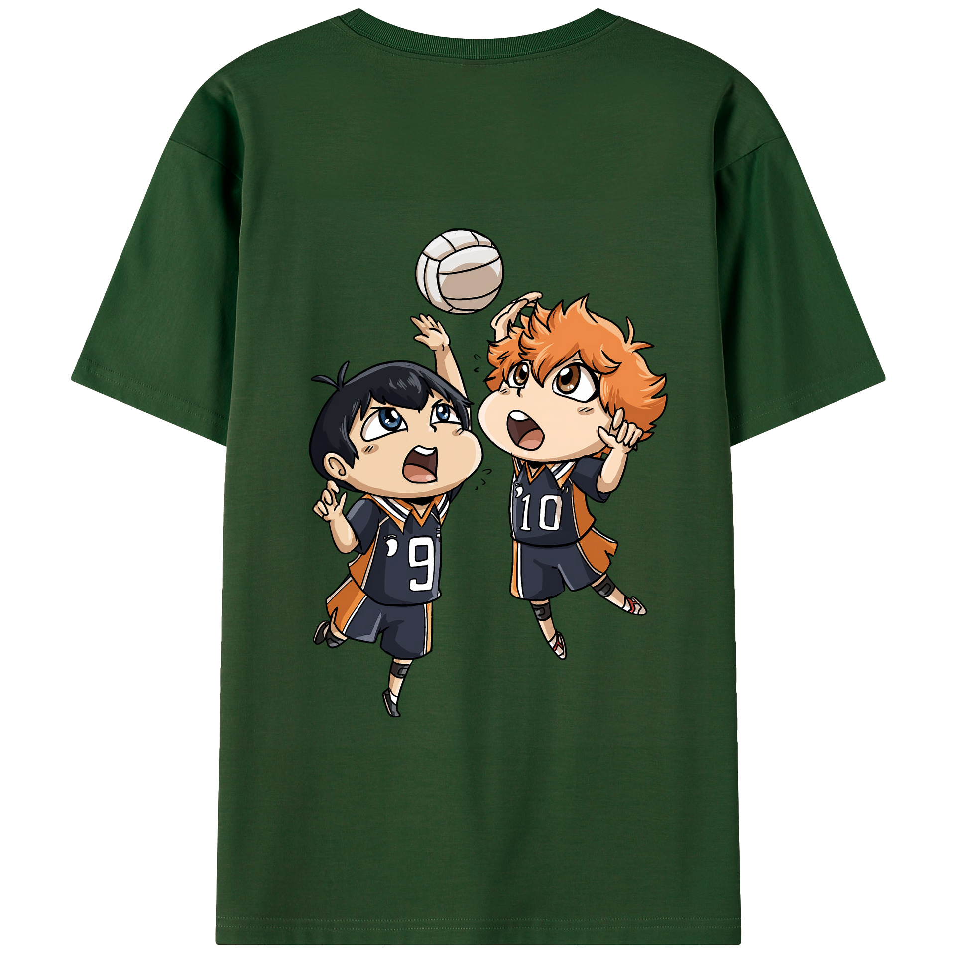 （画像用） ハイキュー!! Haikyu!! 綿100％半袖Tシャツ（背面プリント）